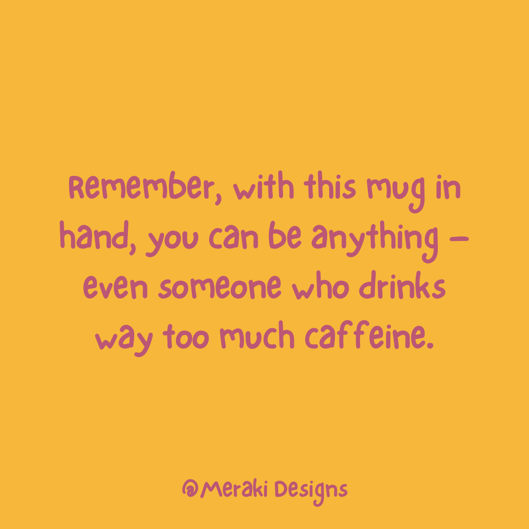Adorable coffee mug