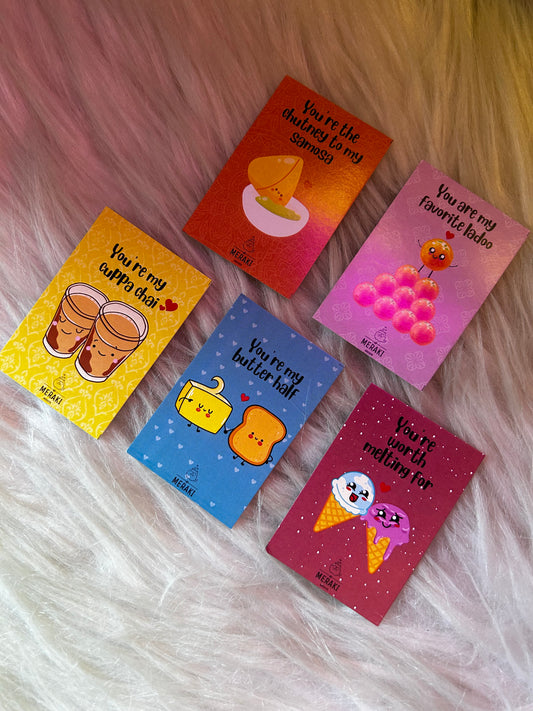 Cute mini pun cards collection