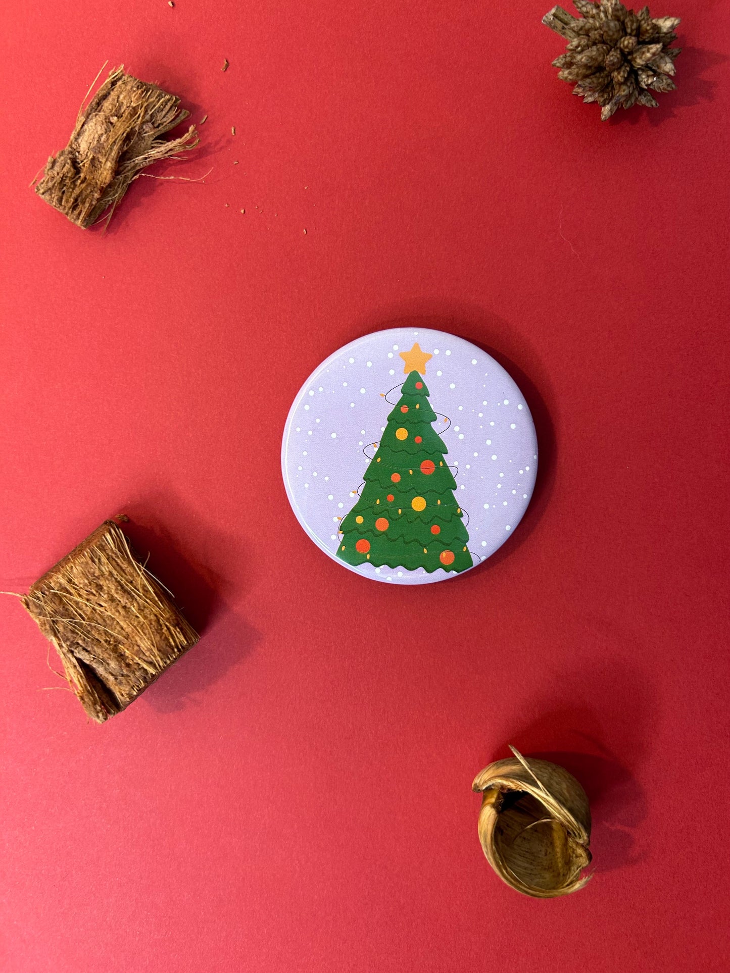 Button bage + fridge magnets