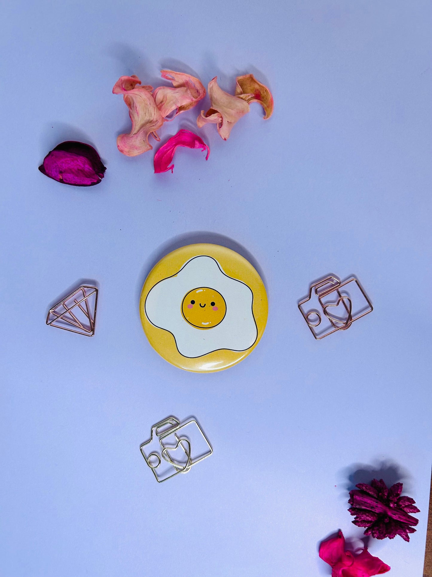 Button bage + fridge magnets